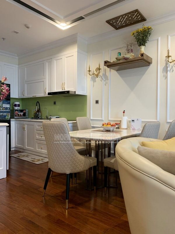 Hình ảnh công trình thi công lắp đặt bàn thờ treo tường hiện đại cho chung cư vinhomes nguyễn chí thanh quận đống đa hà nội